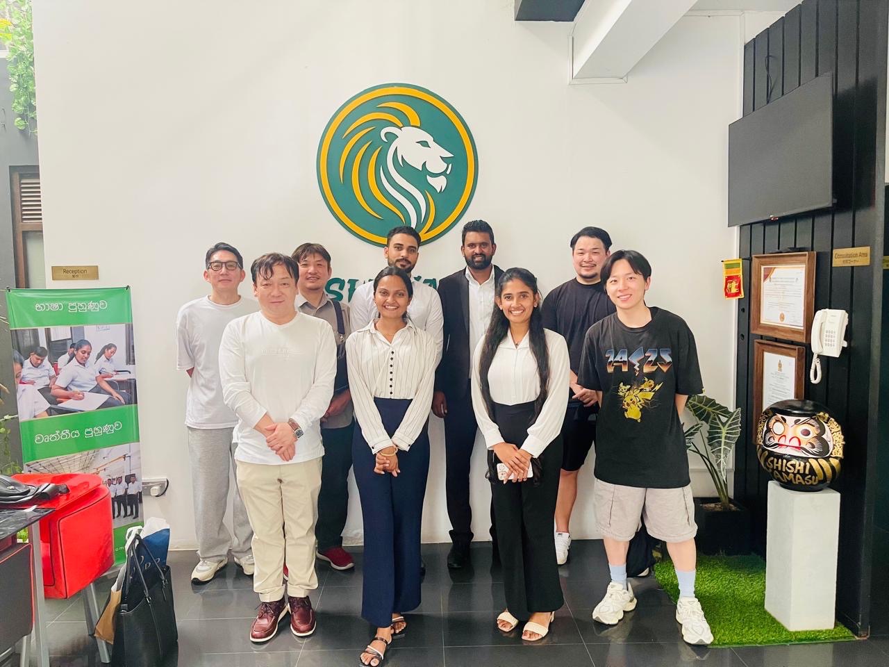 代表 坂本俊輔とスリランカ関係者